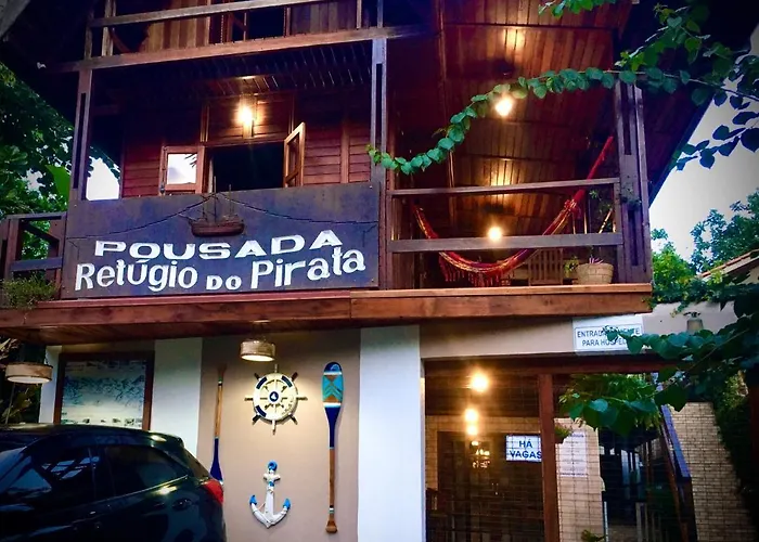 Alojamento com o café da manhã Apenas: Pousada Refugio Do Pirata